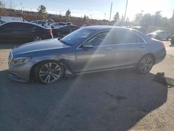 Salvage cars for sale at Gaston, SC auction: 2015 Mercedes-Benz S 550 4matic