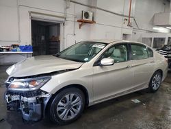 Salvage cars for sale at auction: 2015 Honda Accord LX