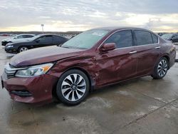 2017 Honda Accord Hybrid en venta en Grand Prairie, TX