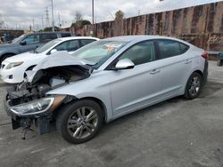 Salvage cars for sale at Wilmington, CA auction: 2017 Hyundai Elantra SE