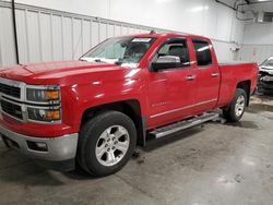 Salvage cars for sale at Windham, ME auction: 2014 Chevrolet Silverado K1500 LTZ