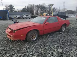 Chevrolet salvage cars for sale: 1982 Chevrolet Camaro Berlinetta