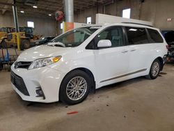 Salvage cars for sale at Blaine, MN auction: 2018 Toyota Sienna XLE