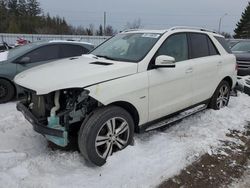 Mercedes-Benz m-Class salvage cars for sale: 2012 Mercedes-Benz ML 350 4matic