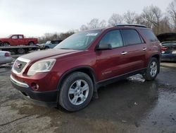 Salvage cars for sale at Ellwood City, PA auction: 2008 GMC Acadia SLE