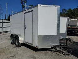 Salvage trucks for sale at Harleyville, SC auction: 2024 Cargo 2024 Quality Cargo 12FT Trailer