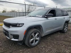 Jeep salvage cars for sale: 2021 Jeep Grand Cherokee L Limited