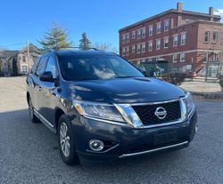 Nissan salvage cars for sale: 2016 Nissan Pathfinder S