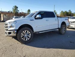 Salvage cars for sale at Gaston, SC auction: 2017 Ford F150 Supercrew