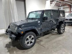 Salvage cars for sale from Copart Leroy, NY: 2016 Jeep Wrangler Unlimited Sahara