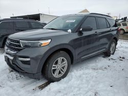 Salvage cars for sale at Brighton, CO auction: 2020 Ford Explorer XLT