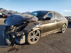 Salvage cars for sale at North Las Vegas, NV auction: 2016 Honda Accord Sport