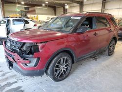 Salvage cars for sale from Copart Greenwood, NE: 2017 Ford Explorer Sport