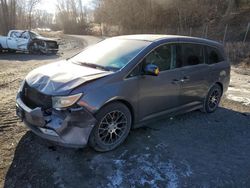 Salvage cars for sale at Marlboro, NY auction: 2012 Honda Odyssey Touring