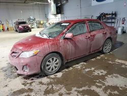 Salvage cars for sale from Copart Atlantic Canada Auction, NB: 2011 Toyota Corolla Base