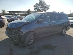 Salvage cars for sale at San Martin, CA auction: 2010 Honda Odyssey EXL