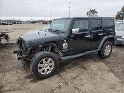 Jeep Wrangler salvage cars for sale: 2012 Jeep Wrangler Unlimited Sahara