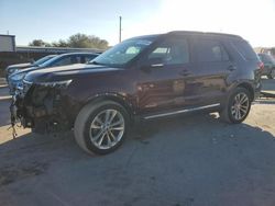 Salvage cars for sale at Orlando, FL auction: 2018 Ford Explorer XLT