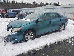 Salvage cars for sale at Windham, ME auction: 2010 Toyota Corolla Base