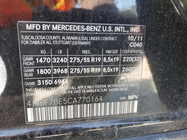 2012 Mercedes-Benz GL 450 4matic