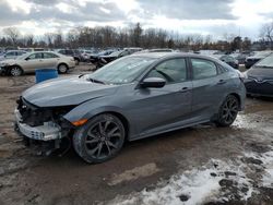 Honda salvage cars for sale: 2018 Honda Civic Sport