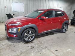 Salvage cars for sale at Franklin, WI auction: 2021 Hyundai Kona Limited