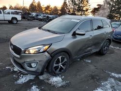 KIA Vehiculos salvage en venta: 2017 KIA Sorento EX