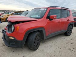 Salvage cars for sale at San Antonio, TX auction: 2018 Jeep Renegade Latitude