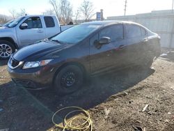 Honda Civic salvage cars for sale: 2013 Honda Civic LX