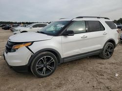 Salvage cars for sale at Houston, TX auction: 2013 Ford Explorer Sport