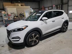 Salvage cars for sale at Rogersville, MO auction: 2017 Hyundai Tucson Limited