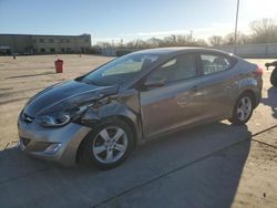 Salvage cars for sale at Wilmer, TX auction: 2013 Hyundai Elantra GLS