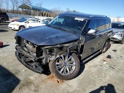 Salvage cars for sale at Spartanburg, SC auction: 2020 Infiniti QX80 Luxe