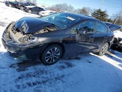 Salvage cars for sale at Moraine, OH auction: 2013 Honda Civic EX