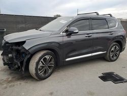 Salvage cars for sale at auction: 2020 Hyundai Santa FE SEL