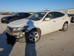 Salvage cars for sale at Kansas City, KS auction: 2010 Honda Accord Crosstour EXL