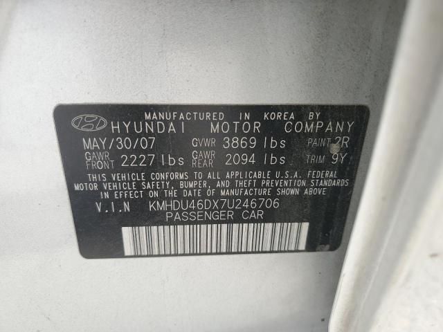 2007 Hyundai Elantra GLS