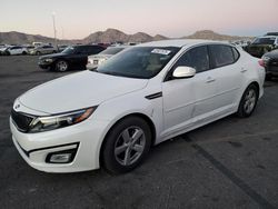 Salvage cars for sale at North Las Vegas, NV auction: 2015 KIA Optima LX