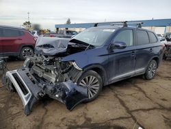 Salvage cars for sale at Woodhaven, MI auction: 2020 Mitsubishi Outlander SE