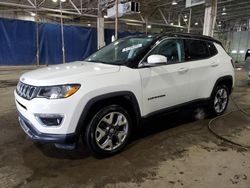 Salvage cars for sale at Woodhaven, MI auction: 2020 Jeep Compass Limited