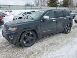 Jeep salvage cars for sale: 2014 Jeep Grand Cherokee Overland