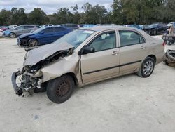 Salvage cars for sale from Copart Ocala, FL: 2008 Toyota Corolla CE