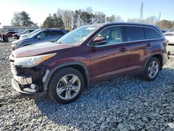 Vehiculos salvage en venta de Copart Mebane, NC: 2016 Toyota Highlander Limited