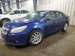 Salvage cars for sale at Ham Lake, MN auction: 2013 Chevrolet Malibu LTZ