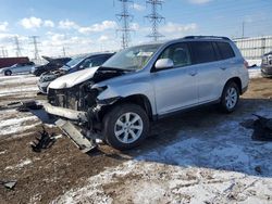 Toyota salvage cars for sale: 2012 Toyota Highlander Base