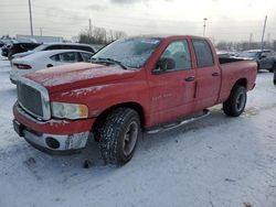 Salvage cars for sale at Woodhaven, MI auction: 2005 Dodge RAM 1500 ST