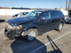 Salvage cars for sale at Van Nuys, CA auction: 2019 Dodge Journey SE