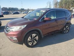 Salvage cars for sale at Dunn, NC auction: 2016 Honda CR-V Touring