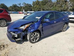 Salvage cars for sale at Ocala, FL auction: 2016 Toyota Prius