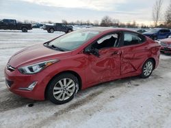 Vehiculos salvage en venta de Copart London, ON: 2016 Hyundai Elantra SE